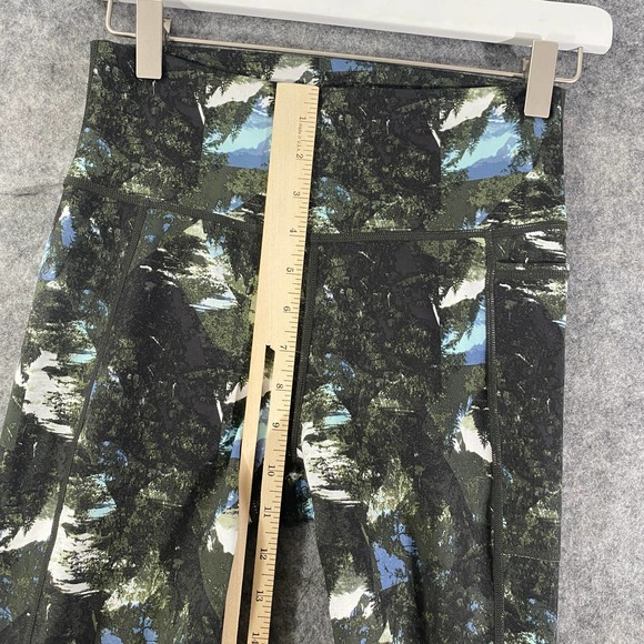 Sweaty Betty Leggings Small Green Floral Super Sculpt High Rise Workout - Picture 11 of 16